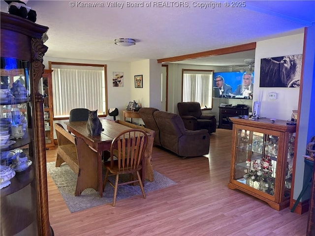 3888-3890 Charleston Rd, Gandeeville, WV 25243 - living room featuring wood finished floors