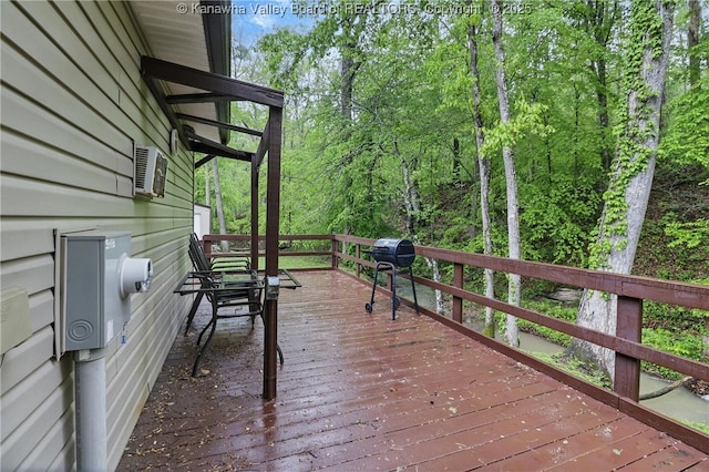 3282 Greenview Rd, South Charleston, WV 25303 - wooden deck featuring grilling area