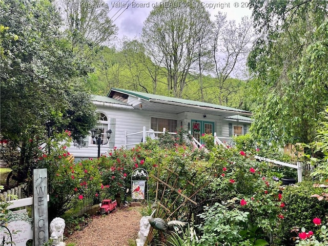 103 Chestnut Dr, Peytona, WV 25154 - view of front of property with metal roof