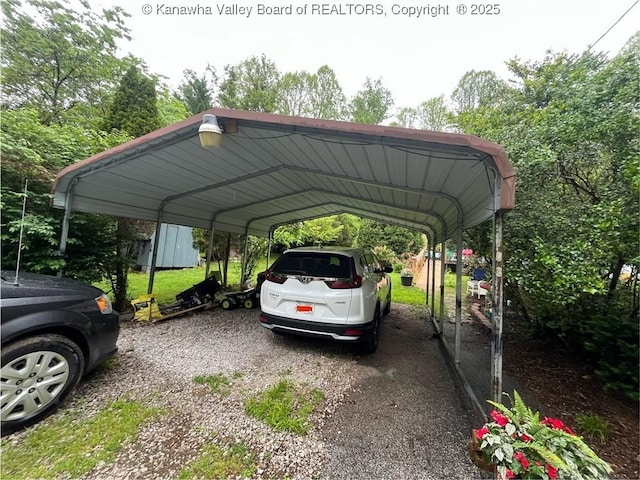 103 Chestnut Dr, Peytona, WV 25154 - view of vehicle parking with a detached carport