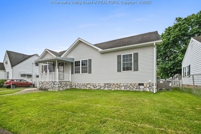 5211 Ohio St, South Charleston, WV 25309 - view of front of home with crawl space and roof with shingles