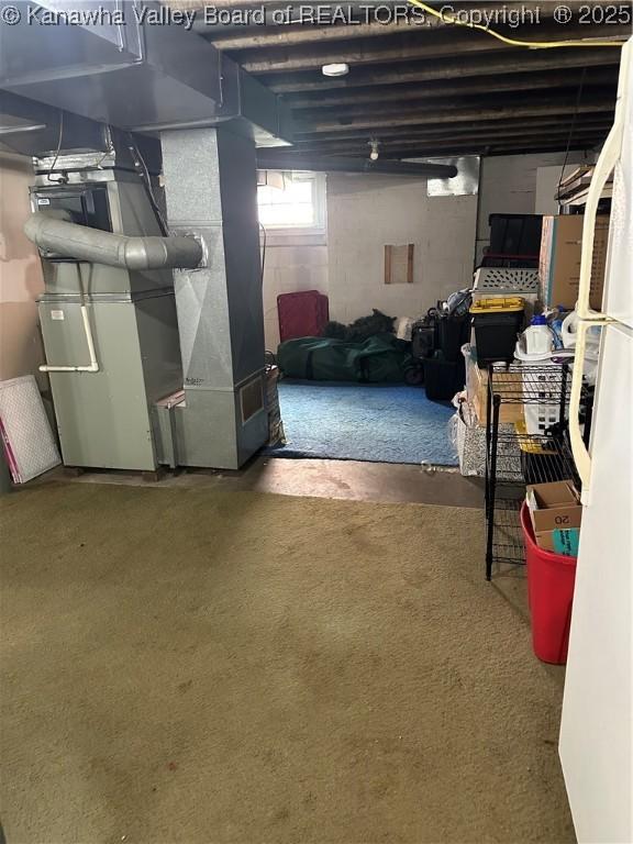 5505 Washington Ave, Charleston, WV 25304 - basement with heating unit