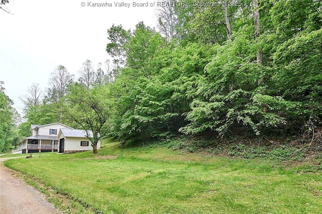 106 Coon Hollow Rd, Charleston, WV 25312 - view of grassy yard featuring dirt driveway