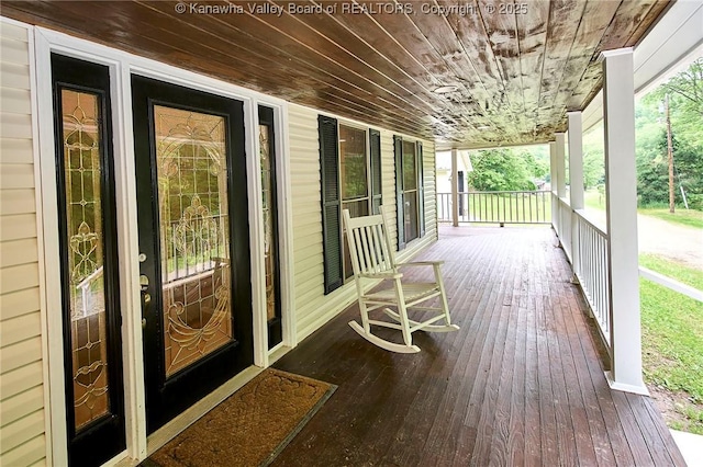 106 Coon Hollow Rd, Charleston, WV 25312 - view of porch