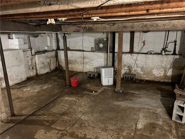 1005 E St, South Charleston, WV 25303 - view of unfinished basement
