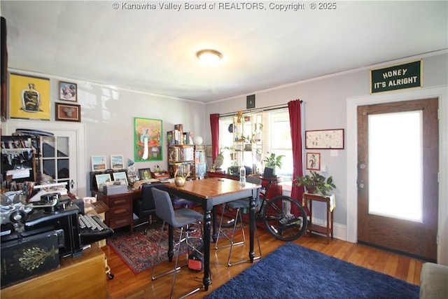515 Maxwell St, Charleston, WV 25311 - office with plenty of natural light and wood finished floors
