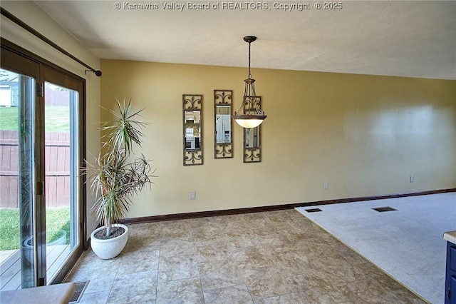 100 Timberlake Cir, Scott Depot, WV 25560 - unfurnished dining area with baseboards