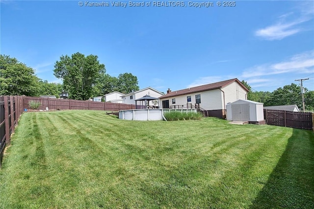 100 Timberlake Cir, Scott Depot, WV 25560 - view of yard with a gazebo