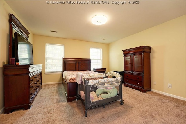 9 Shamblin Pl, Charleston, WV 25314 - bedroom featuring light colored carpet and baseboards