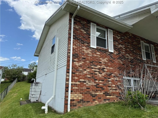 40 Hickory Ln, Madison, WV 25130 - view of property exterior featuring brick siding
