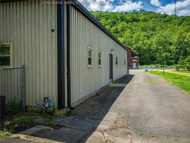 463 Gap View Dr, Charleston, WV 25326 - view of home's exterior featuring a forest view