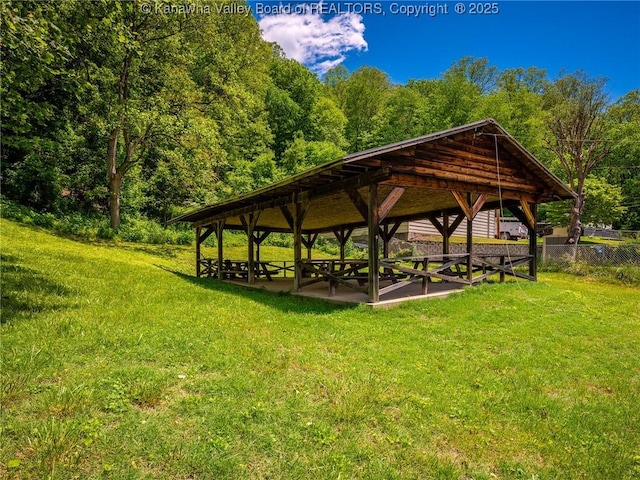 463 Gap View Dr, Charleston, WV 25326 - surrounding community with a gazebo