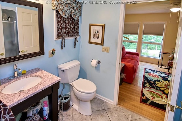 920 Gordon Dr Unit A, Charleston, WV 25303 - bathroom featuring vanity and tile patterned flooring
