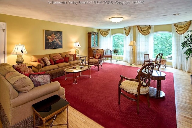 920 Gordon Dr Unit A, Charleston, WV 25303 - living room featuring wood finished floors and a textured ceiling