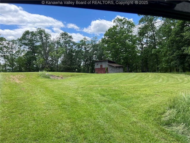 849 Random Rd, Ripley, WV 25271 - view of grassy yard with an outdoor structure