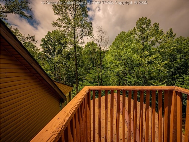 1799 Fishers Branch Rd, Charleston, WV 25312 - view of wooden terrace