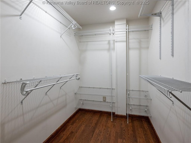 1799 Fishers Branch Rd, Charleston, WV 25312 - walk in closet featuring wood finished floors