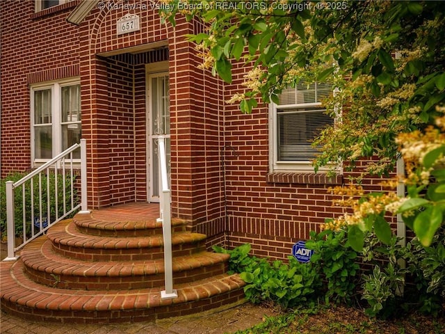 657 Beech Ave, Charleston, WV 25302 - property entrance with brick siding