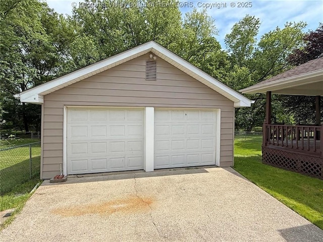 2111 21st St, Nitro, WV 25143 - view of detached garage