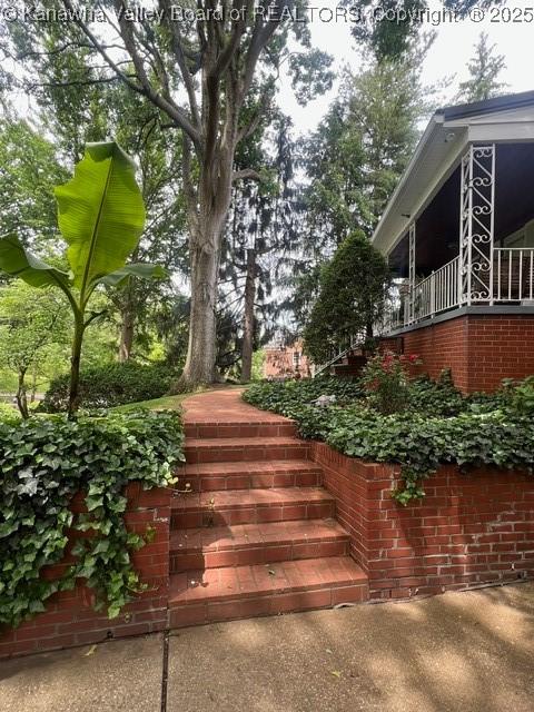 814 Skinner Dr, Saint Albans, WV 25177 - view of yard featuring stairs