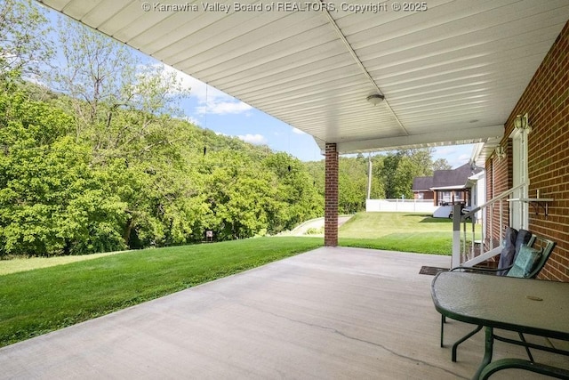 108 Lock Ln, Alum Creek, WV 25003 - view of patio / terrace