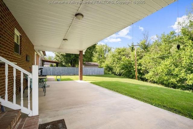 108 Lock Ln, Alum Creek, WV 25003 - view of patio