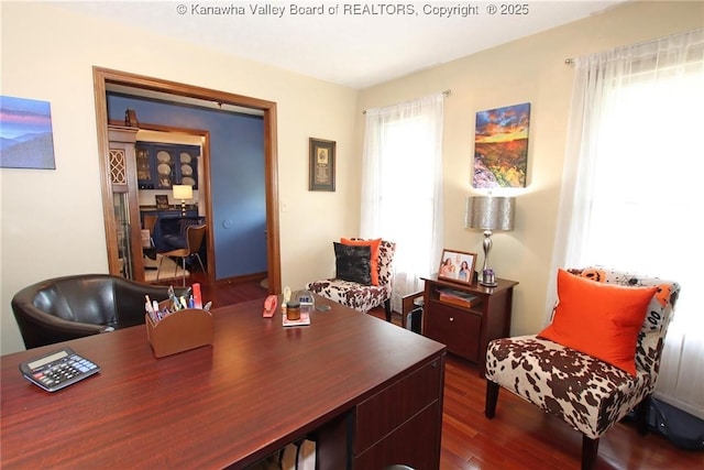 2 Valley View Ests, Hurricane, WV 25526 - home office featuring wood finished floors