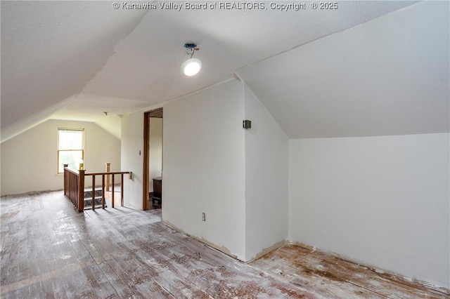 4096 Indian Creek Rd, Elkview, WV 25071 - bonus room with vaulted ceiling and wood finished floors