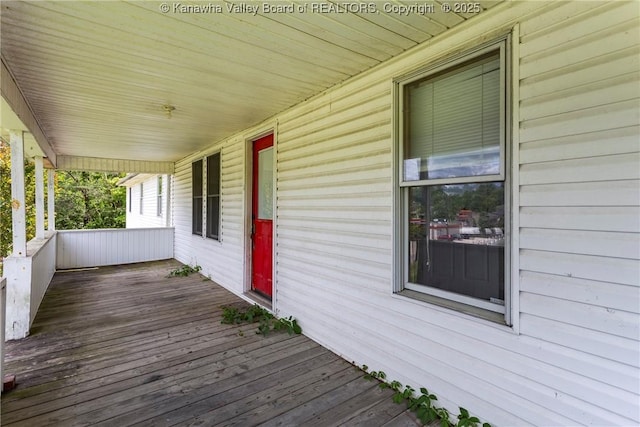 4096 Indian Creek Rd, Elkview, WV 25071 - view of porch
