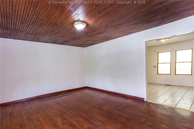 4096 Indian Creek Rd, Elkview, WV 25071 - empty room with wood finished floors and baseboards
