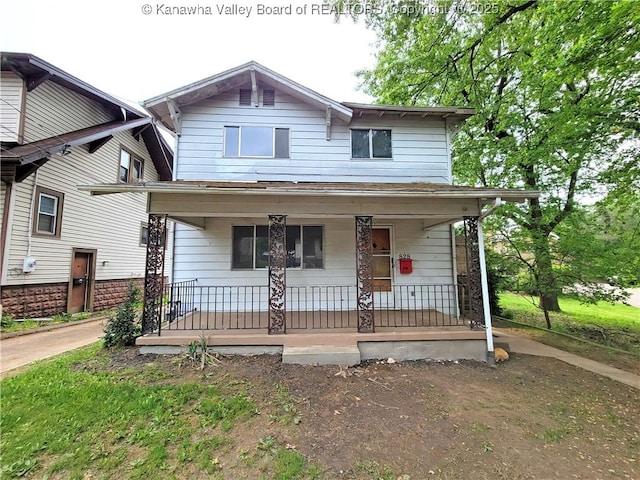 828 Somerset Dr, Charleston, WV 25302 - view of front facade with covered porch