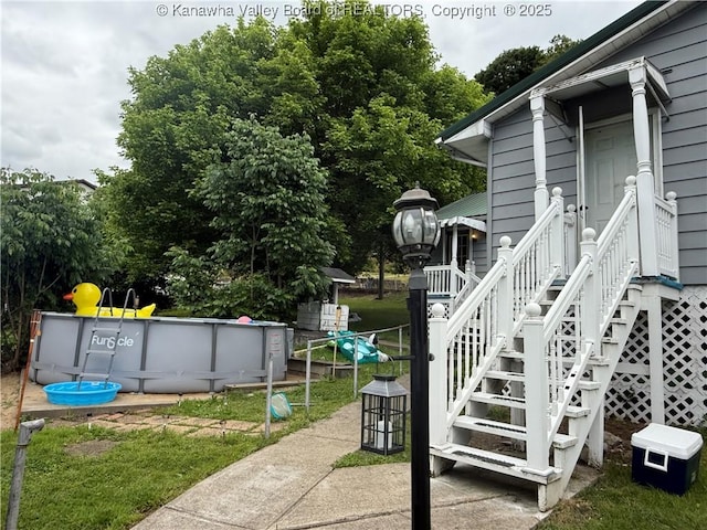 16298 Deepwater Mountain Rd, Wv, WV 25057 - view of yard