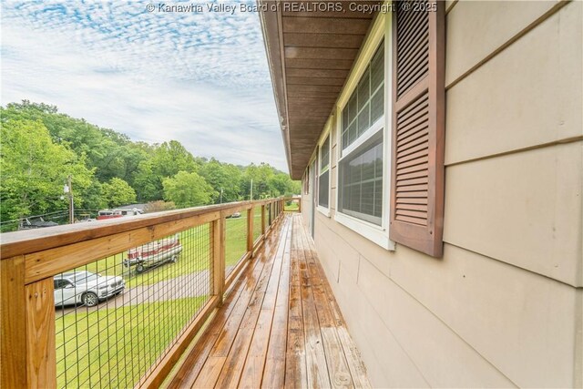 102 Utah Hollow Rd, Charleston, WV 25312 - view of wooden terrace