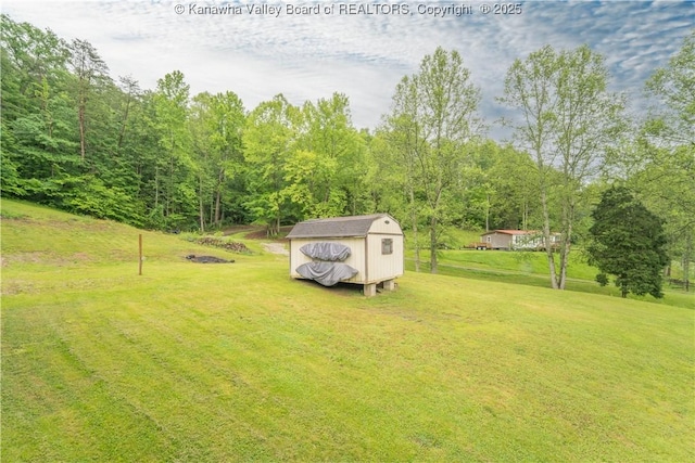 102 Utah Hollow Rd, Charleston, WV 25312 - view of grassy yard featuring a view of trees