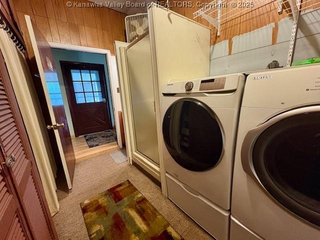 2011 Archibald Dr, Charleston, WV 25320 - laundry area featuring washer and dryer