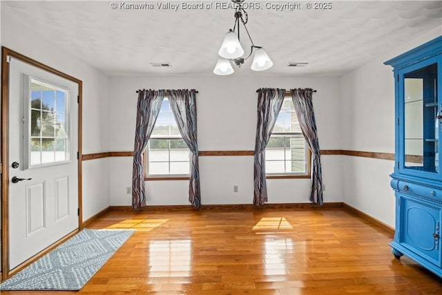 213 Rumer Sta, Red House, WV 25168 - entryway featuring light wood-type flooring and baseboards