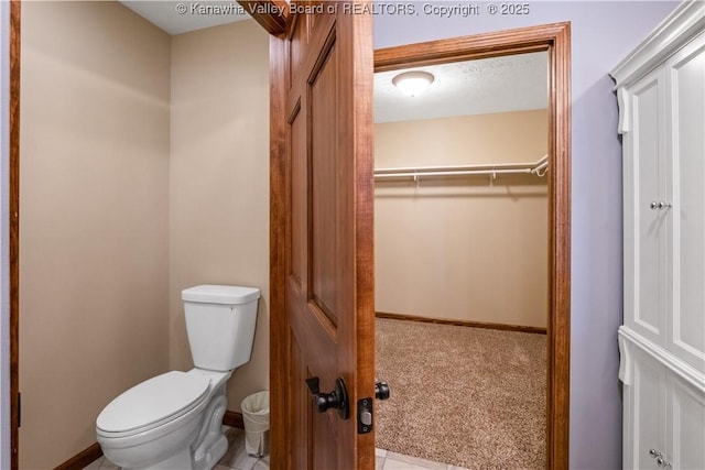 213 Rumer Sta, Red House, WV 25168 - bathroom featuring a closet, toilet, and baseboards