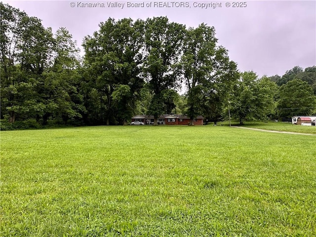 1070 Teays Ln, Hurricane, WV 25526 - view of grassy yard with a wooded view