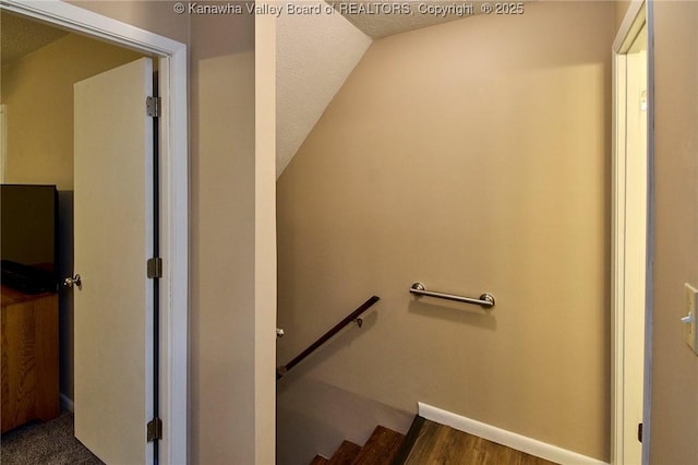 121 1st Ave, South Charleston, WV 25303 - stairway with vaulted ceiling