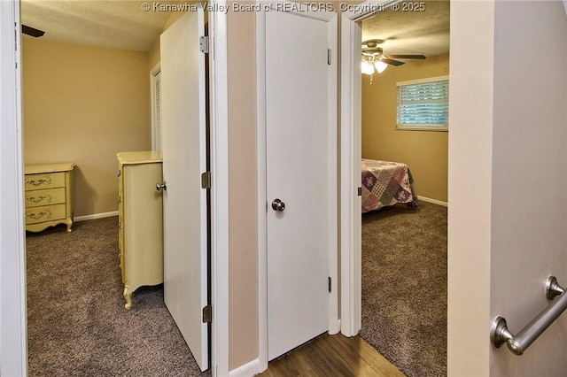 121 1st Ave, South Charleston, WV 25303 - hall featuring carpet and baseboards