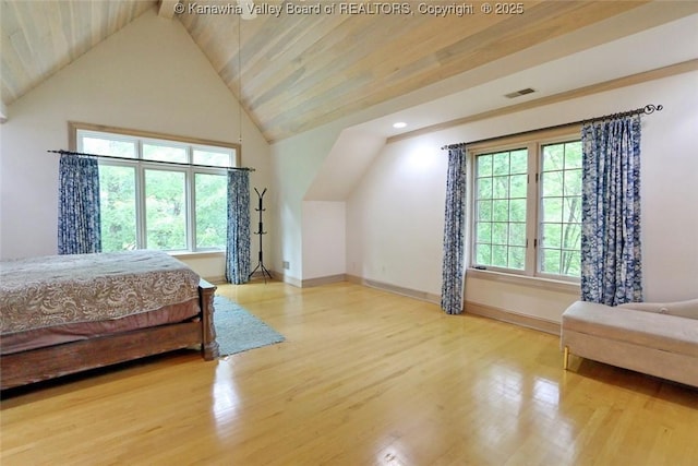 5 Stony Point Rd, Charleston, WV 25314 - bedroom featuring vaulted ceiling, wood finished floors, baseboards, and recessed lighting