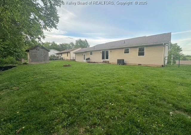 136 Timberlake Cir, Scott Depot, WV 25560 - rear view of house with cooling unit