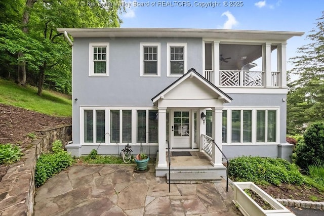 1931 Village Run Rd, White Sulphur Springs, WV 24986 - view of front of property featuring stucco siding