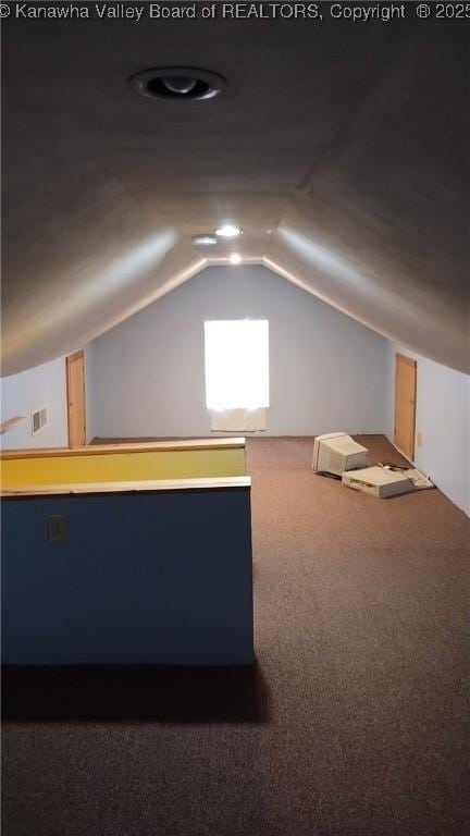 64 Haystack Ln, Charleston, WV 25311 - bonus room with carpet floors and vaulted ceiling