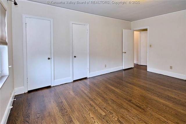 4302 Virginia Ave, Charleston, WV 25304 - unfurnished bedroom featuring wood finished floors and baseboards