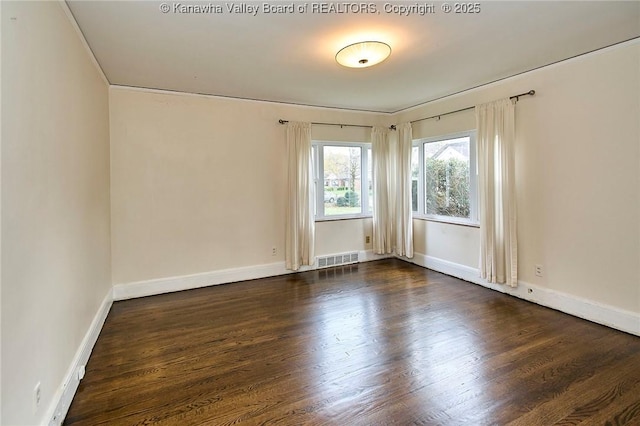 4302 Virginia Ave, Charleston, WV 25304 - spare room with dark wood finished floors and baseboards