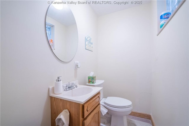 868 Alta Rd, Charleston, WV 25314 - bathroom featuring vanity and toilet
