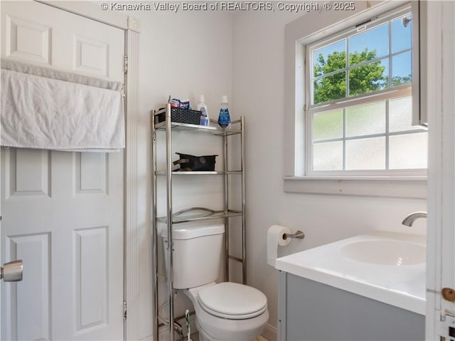 2116 21st St, Nitro, WV 25143 - half bathroom with toilet and vanity