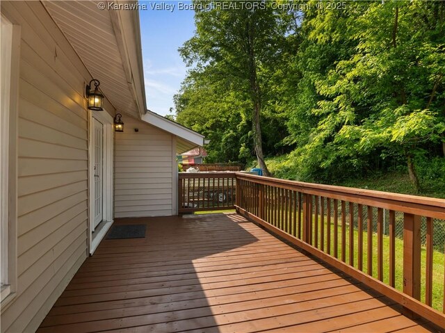 2116 21st St, Nitro, WV 25143 - view of deck