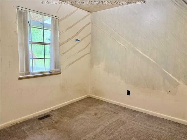 3112 Cicerone Rd, Charleston, WV 25320 - spare room featuring baseboards and carpet flooring